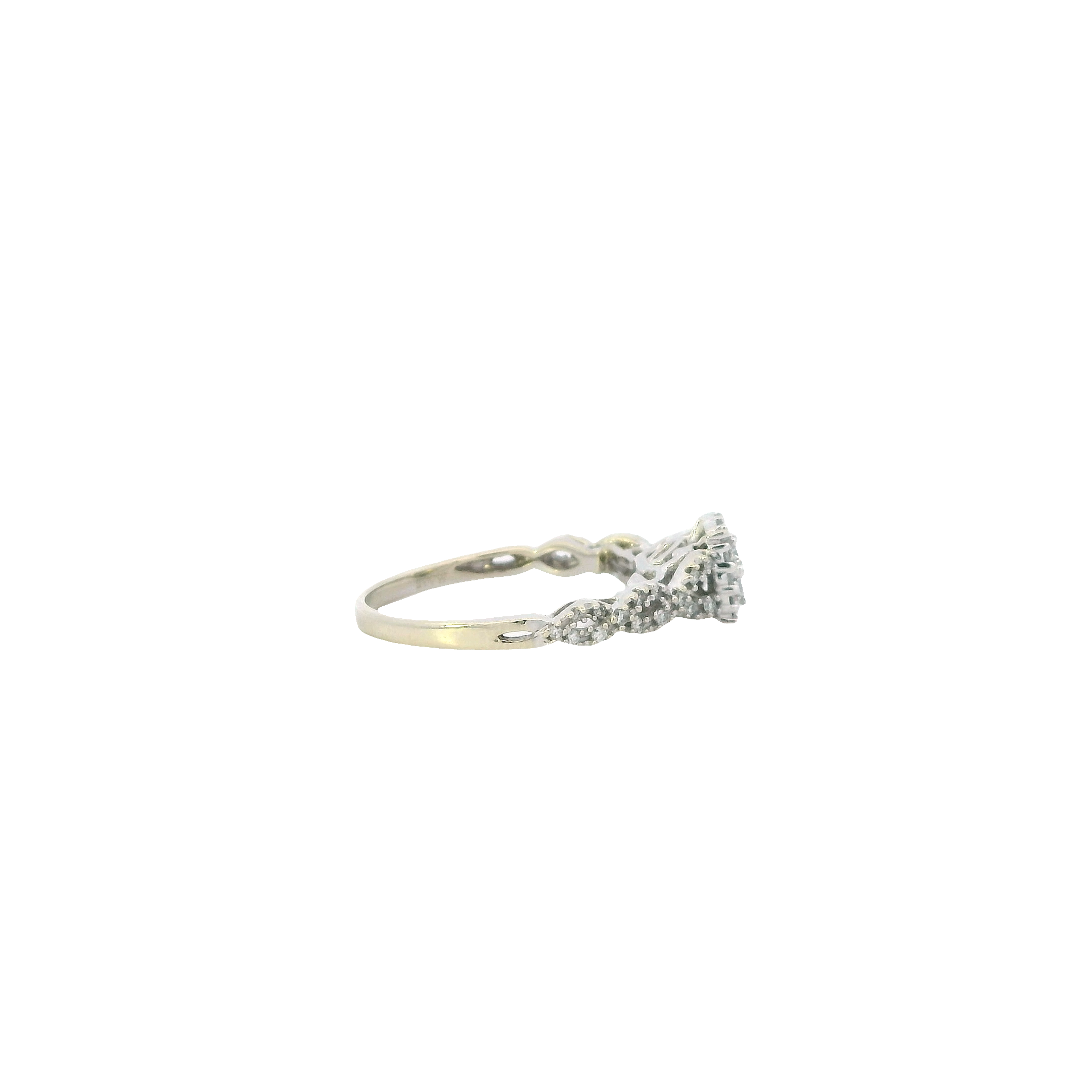 14K White Gold Diamond 