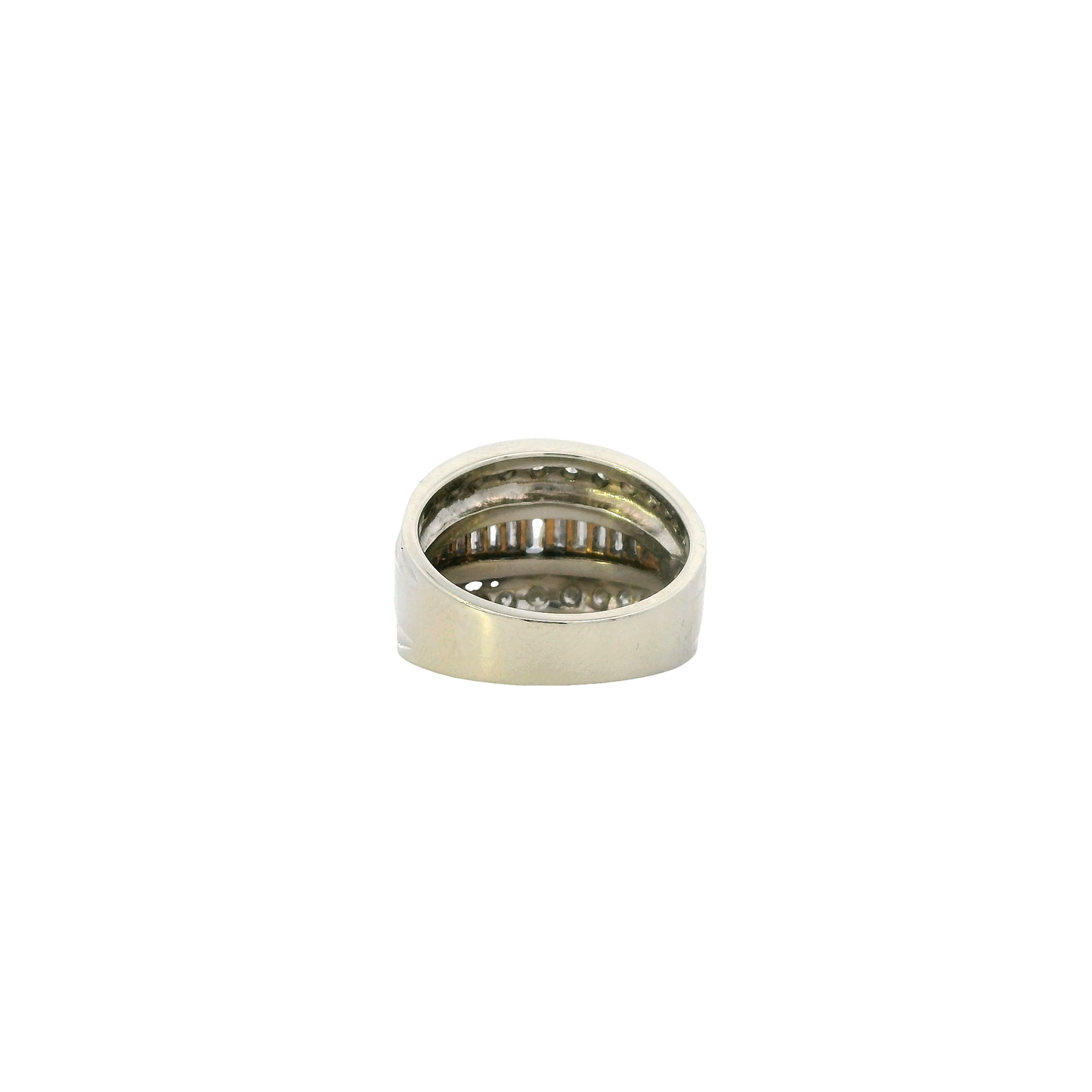 14K White Gold Diamond Women's Ring - 0.80ct