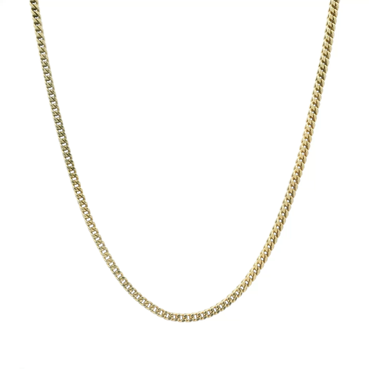 10K Yellow Gold 17.5" Franco Chain