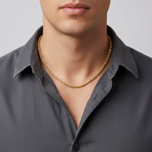 14K Yellow Gold 22" Rope Chain