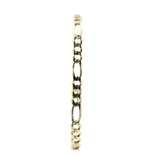 14K Yellow Gold Figaro Bracelet