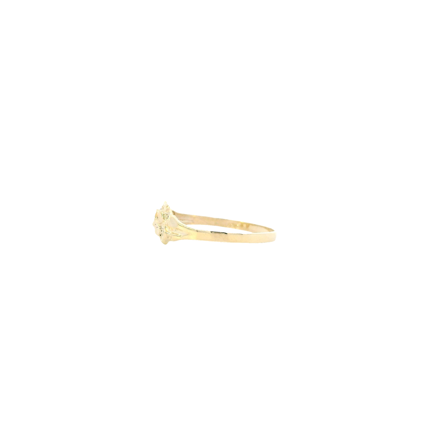 10K Yellow Gold Nugget Women's Ring