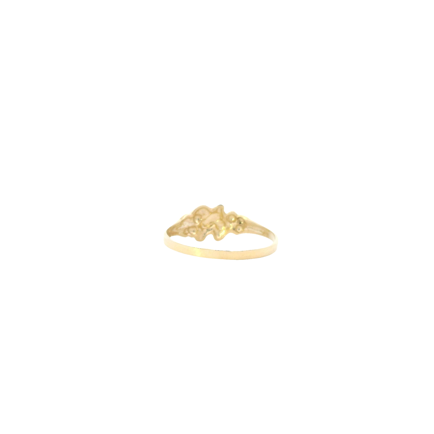10K Yellow Gold Nugget Women's Ring