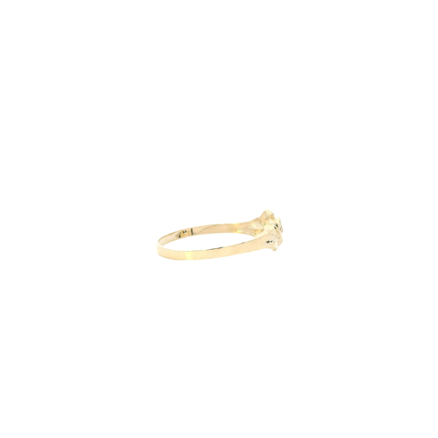 10K Yellow Gold Nugget Women's Ring