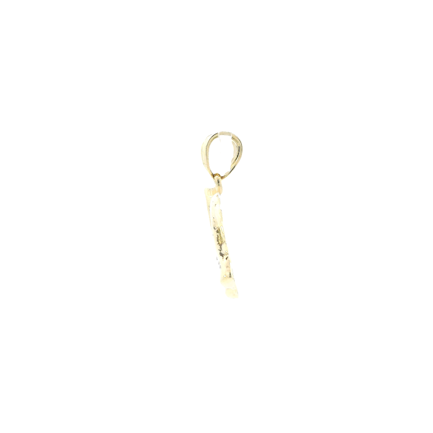 10K Yellow Gold Elephant Pendant