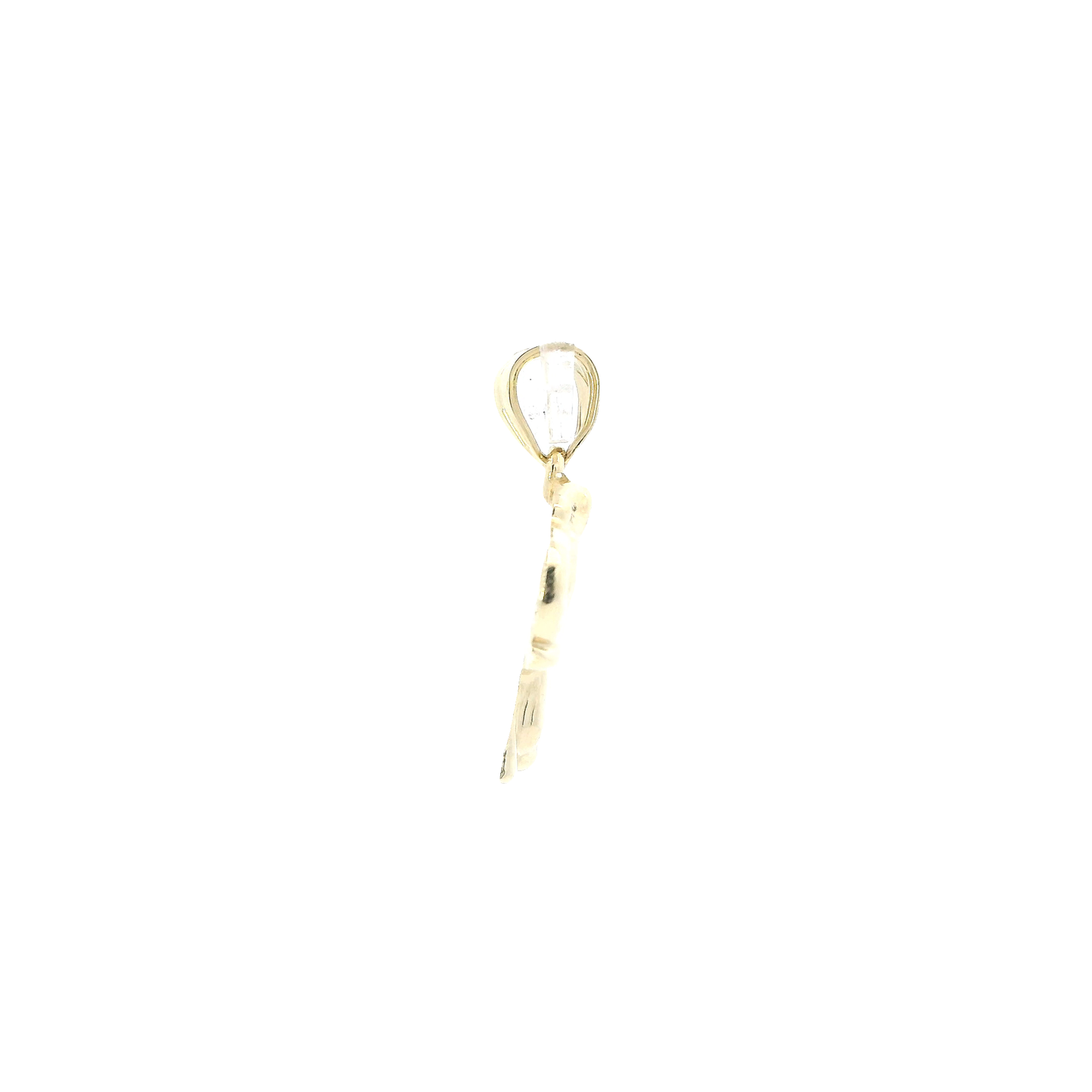 10K Yellow Gold Elephant Pendant