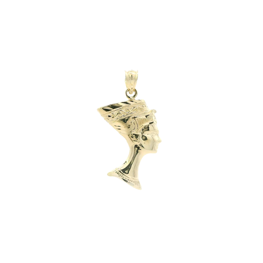 10K Yellow Gold Neffertiti Pendant