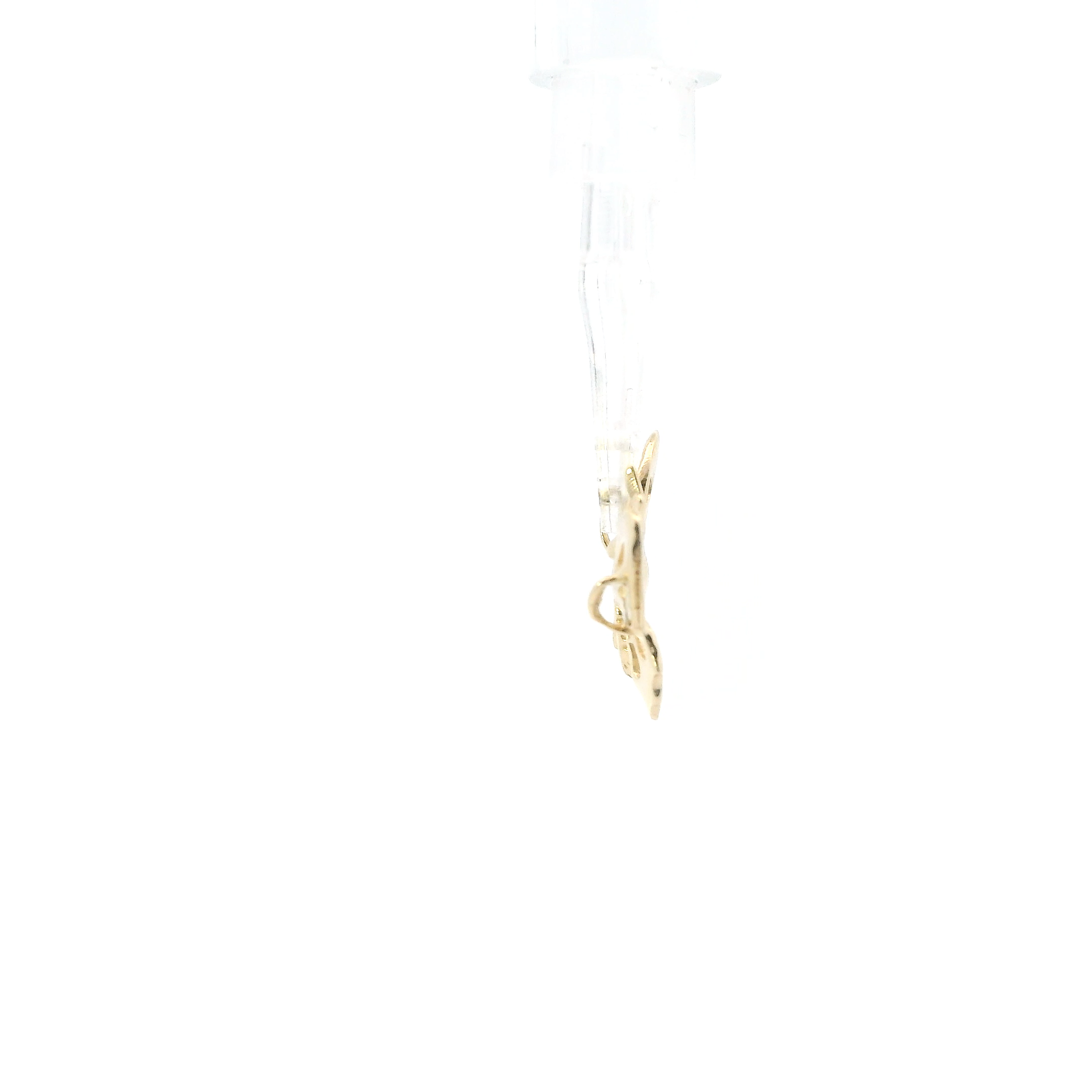14K Yellow Gold Butterfly Pendant