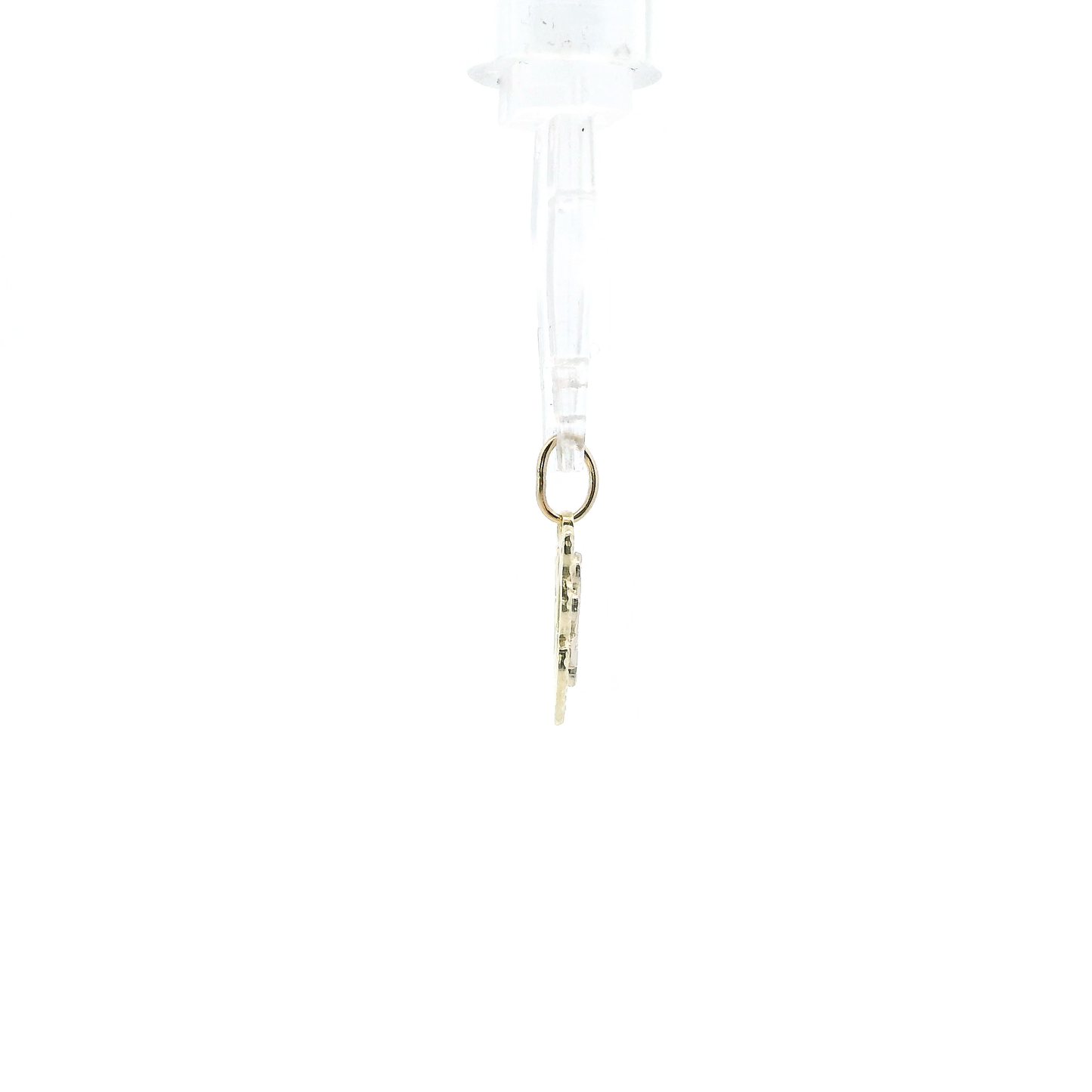14K Tri Color Gold Butterfly Pendant