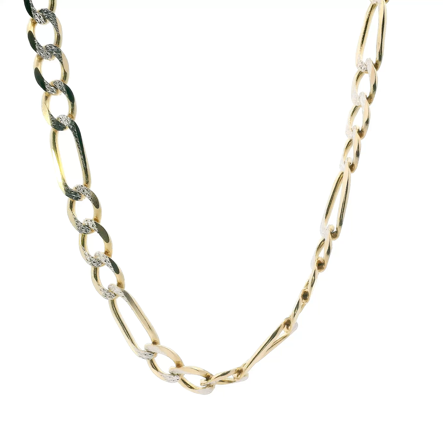 14K Yellow Gold 21" Figaro Chain