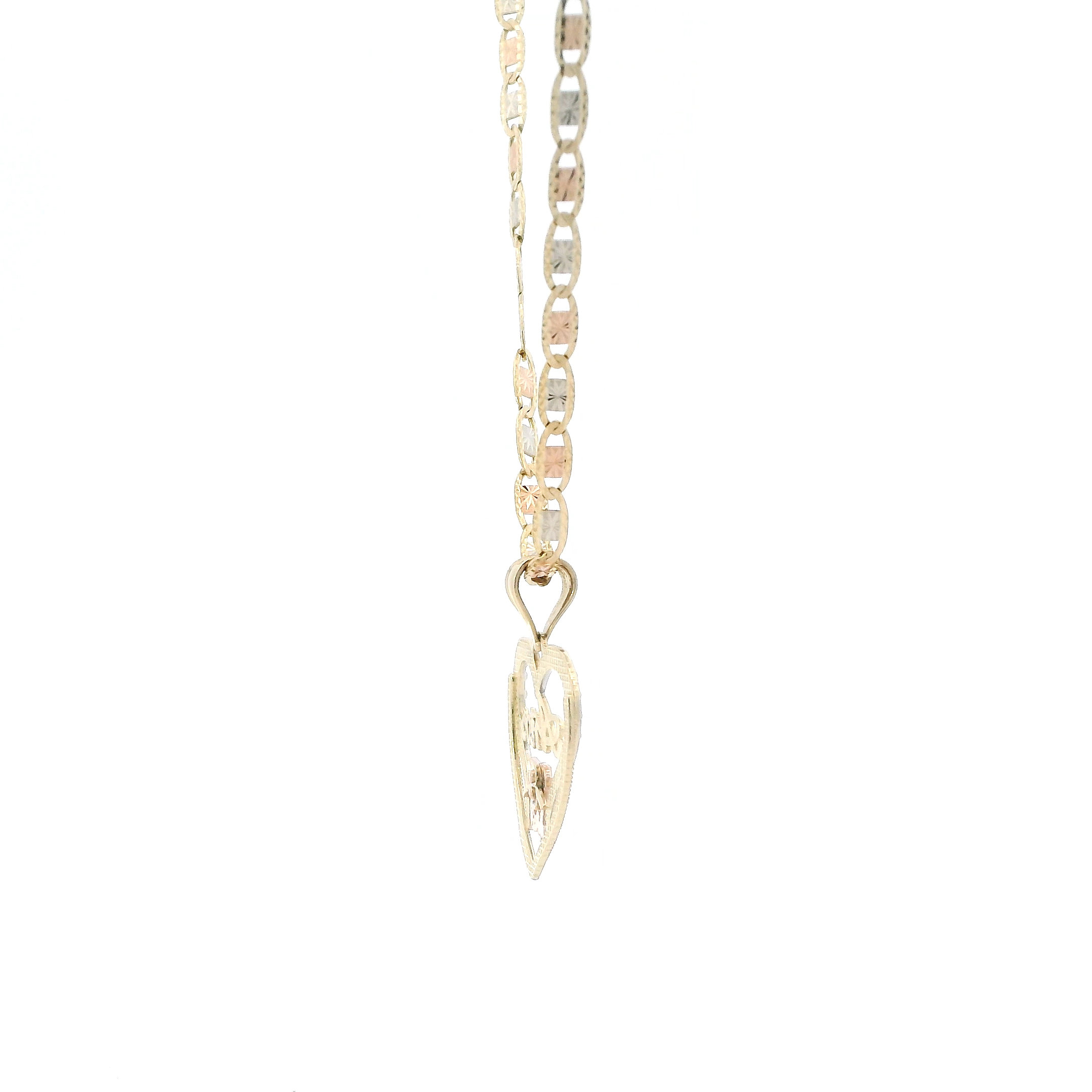 14K Tri Color 