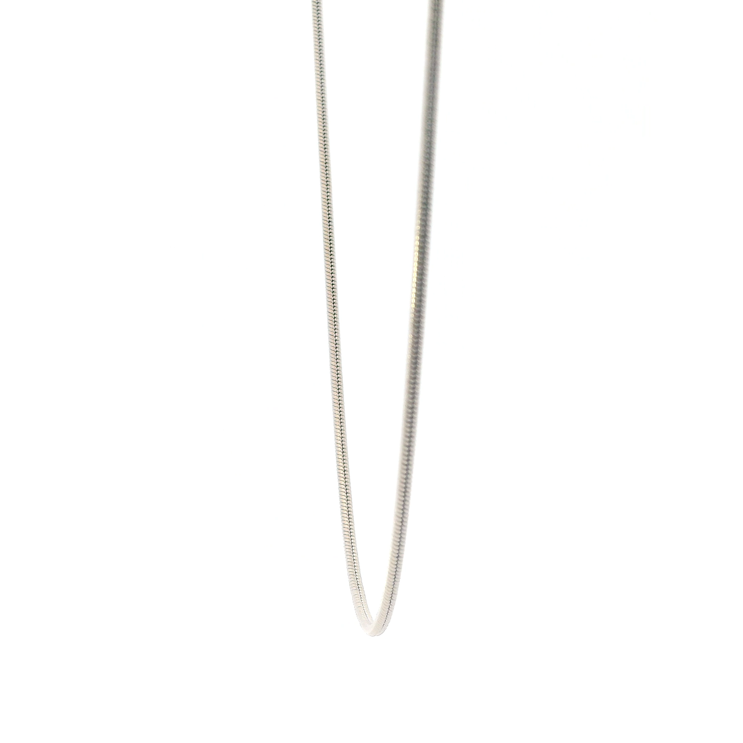 14K White Gold 20" Snake Chain