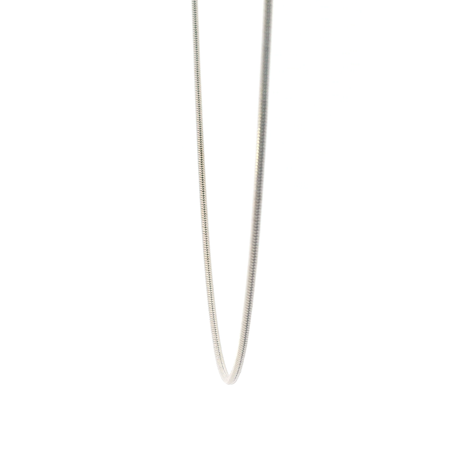 14K White Gold 20" Snake Chain