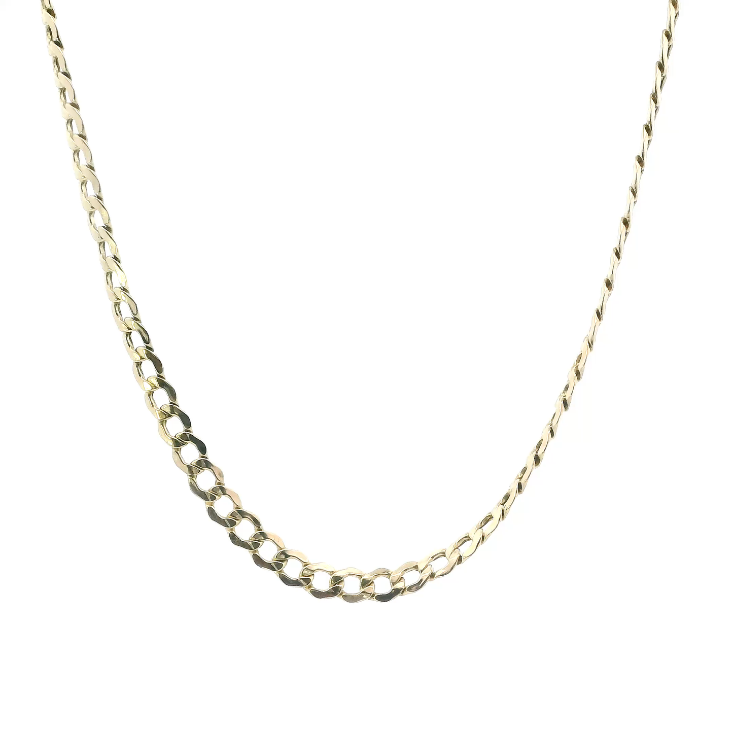 14K Yellow Gold 20" Curb Chain