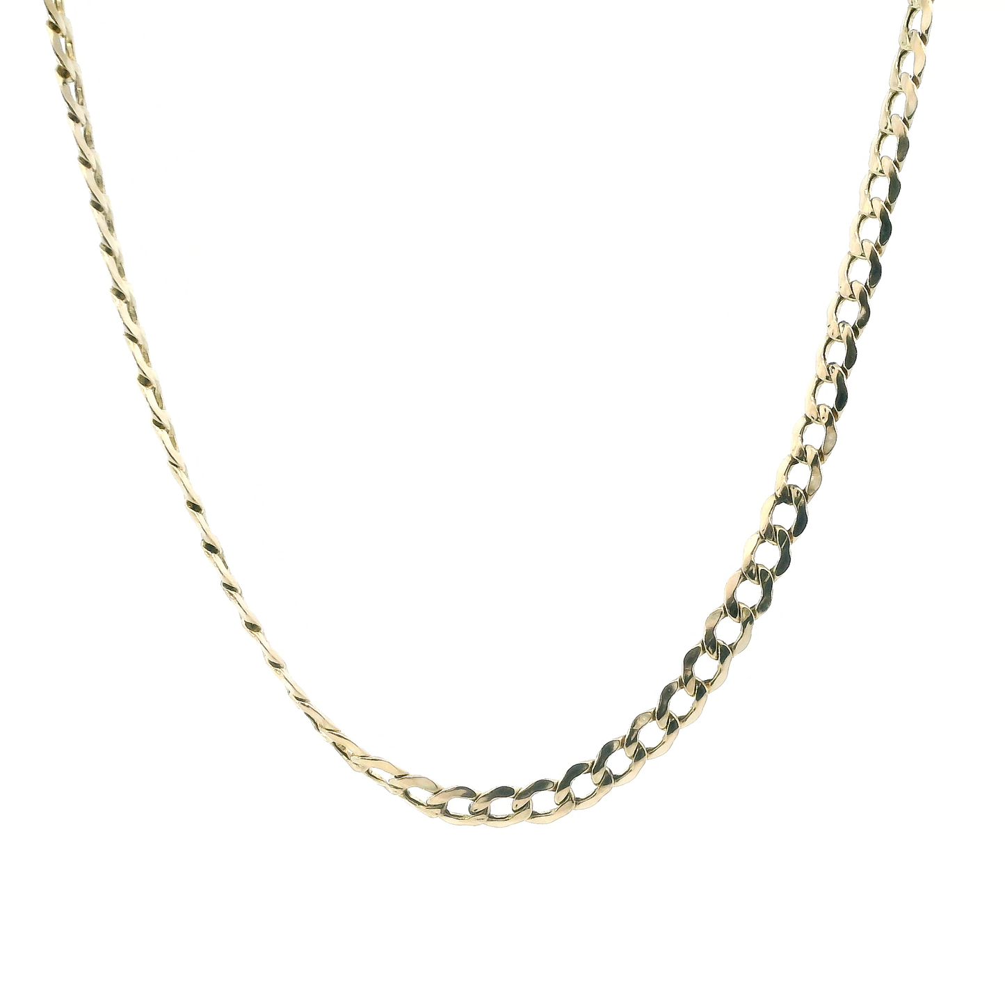 14K Yellow Gold 20" Curb Chain