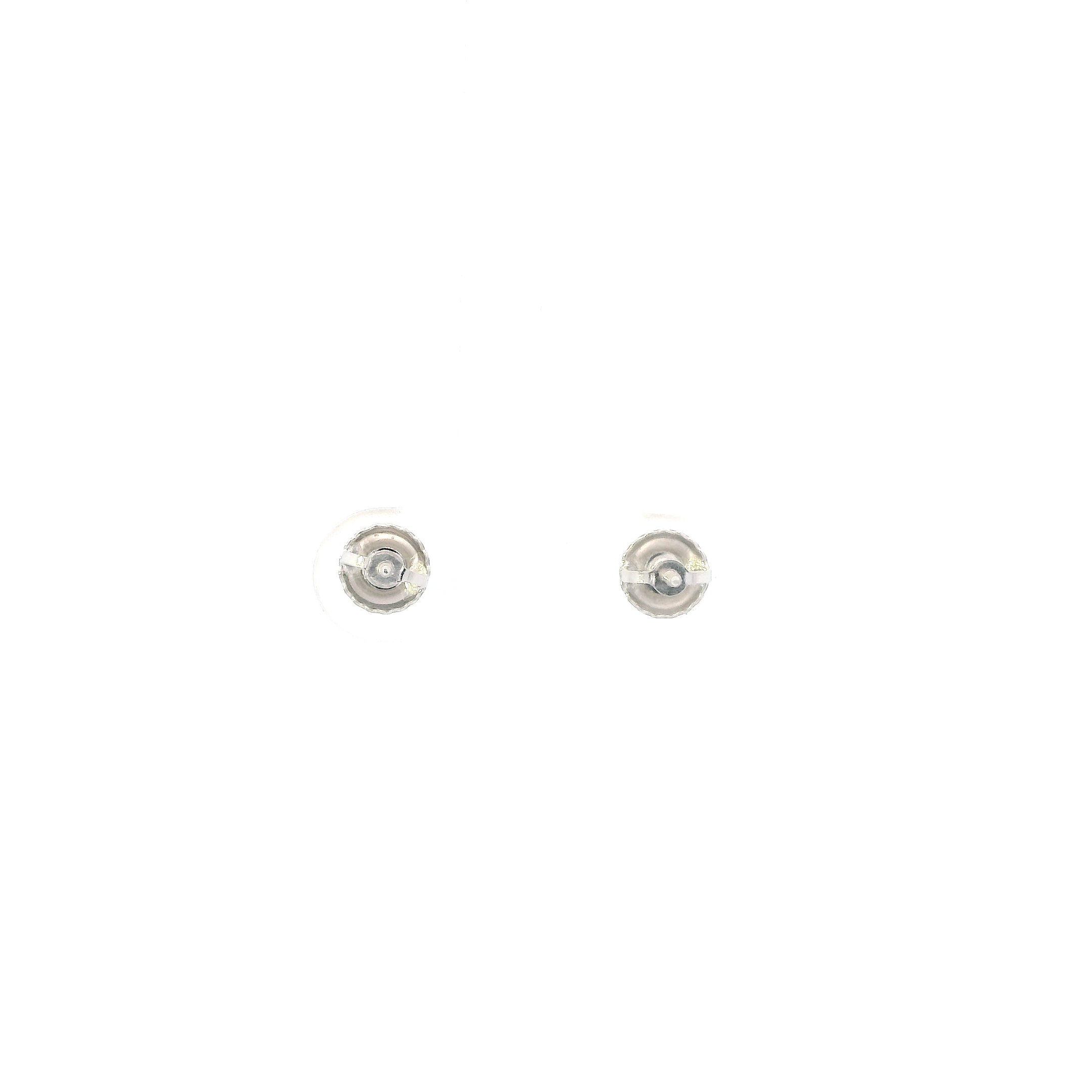 14K Yellow Gold Diamond Solitaire Screw Back Earrings-0.48ct