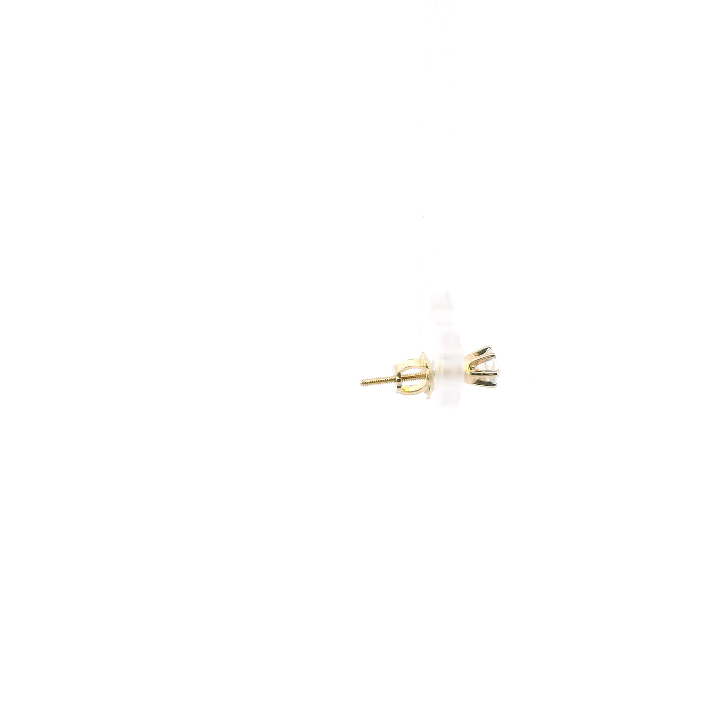 14K Yellow Gold Diamond Single Solitaire-0.15ct
