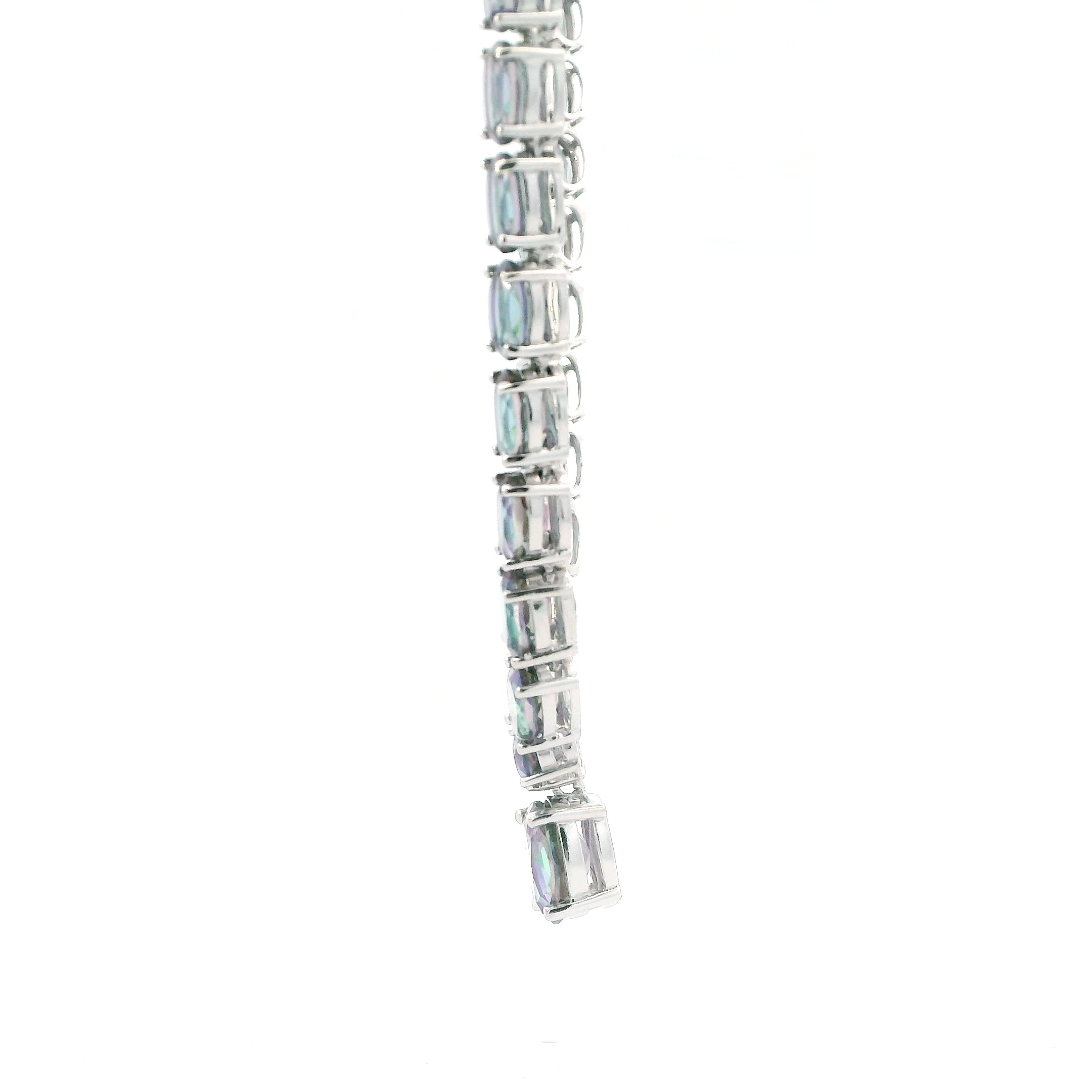 Sterling Silver Mystic Topaz Necklace