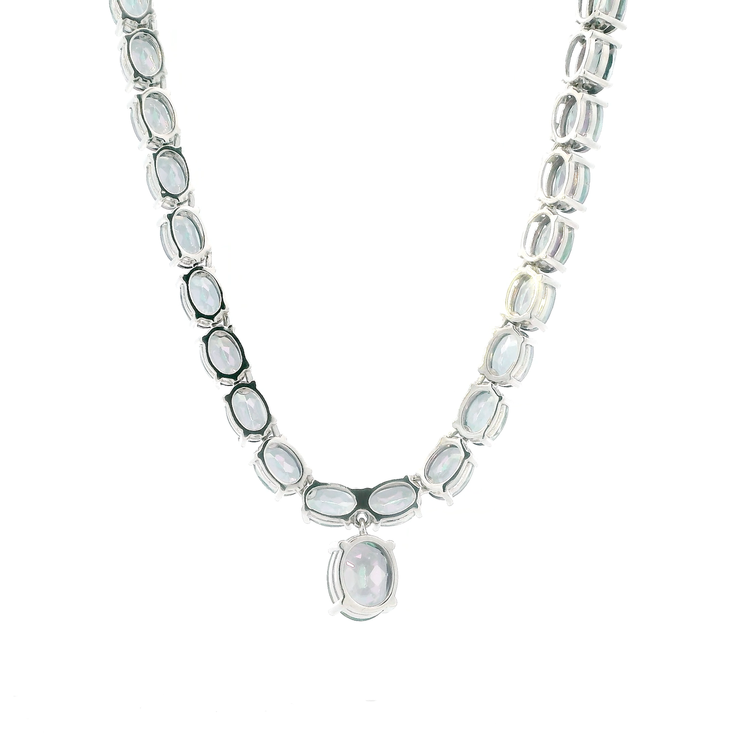Sterling Silver Mystic Topaz Necklace