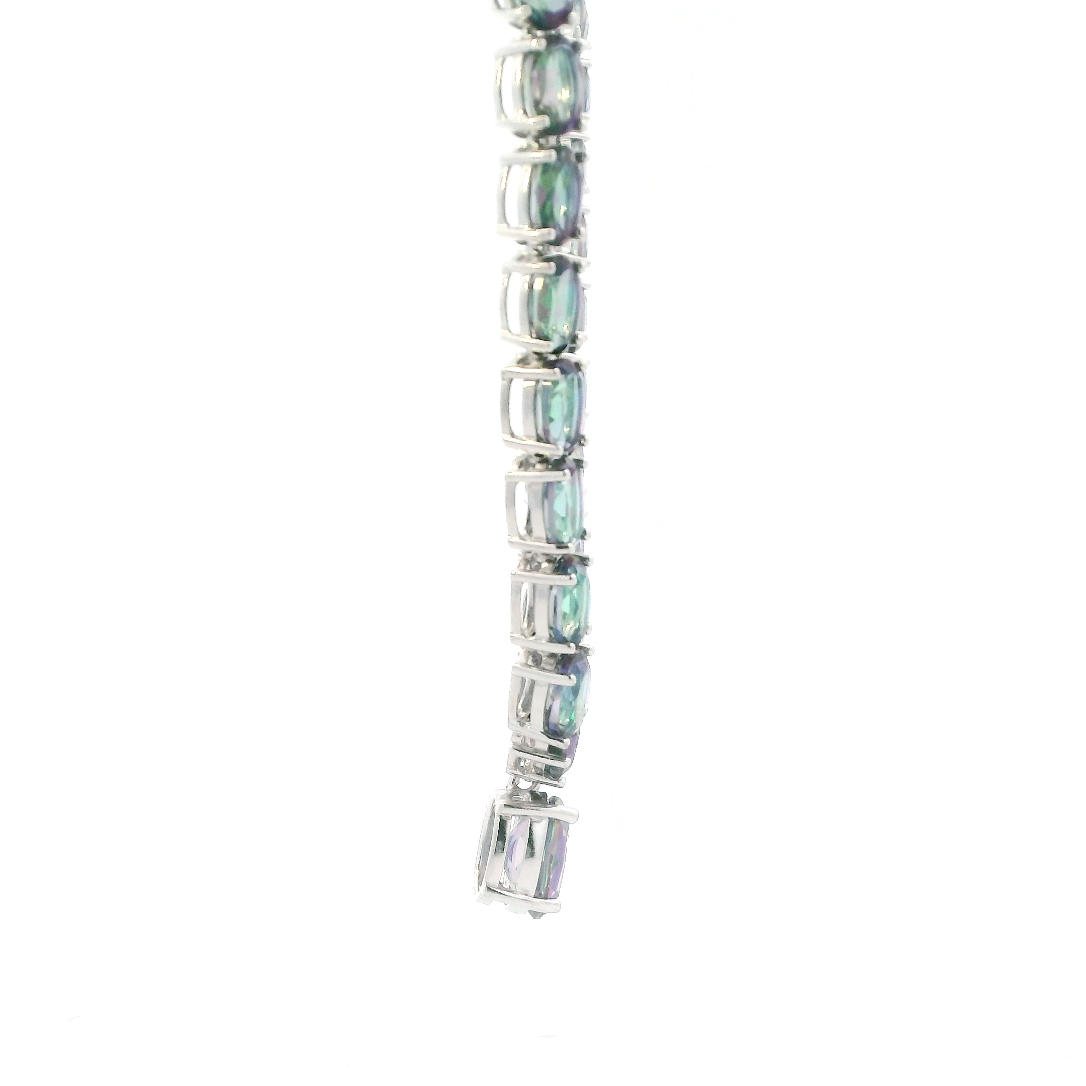 Sterling Silver Mystic Topaz Necklace
