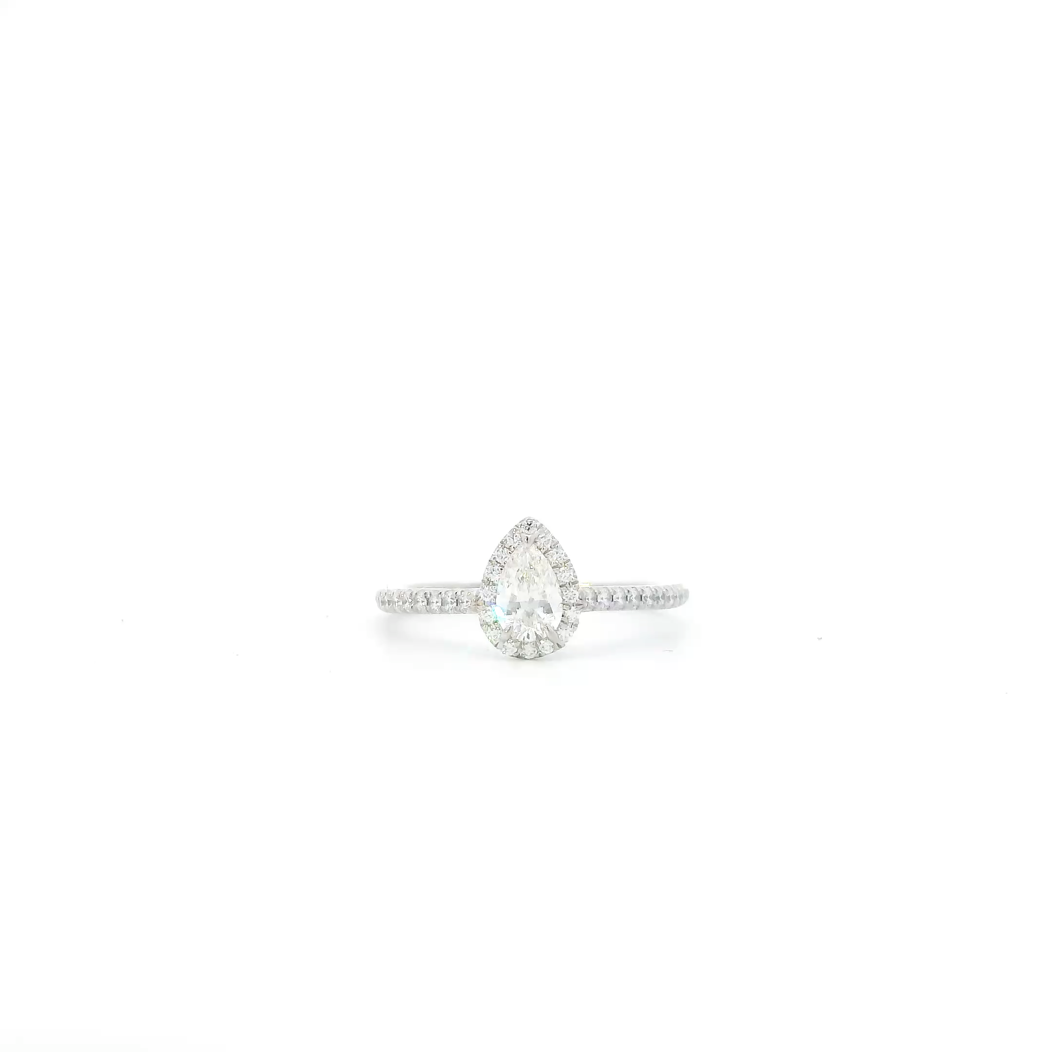 Tiffany & Co Platinum Diamond Women's Ring - 0.78ct