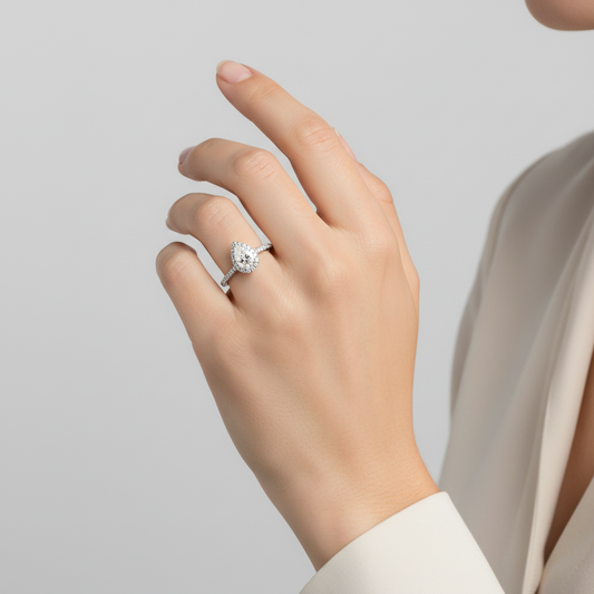 Tiffany & Co Platinum Diamond Women's Ring - 0.78ct