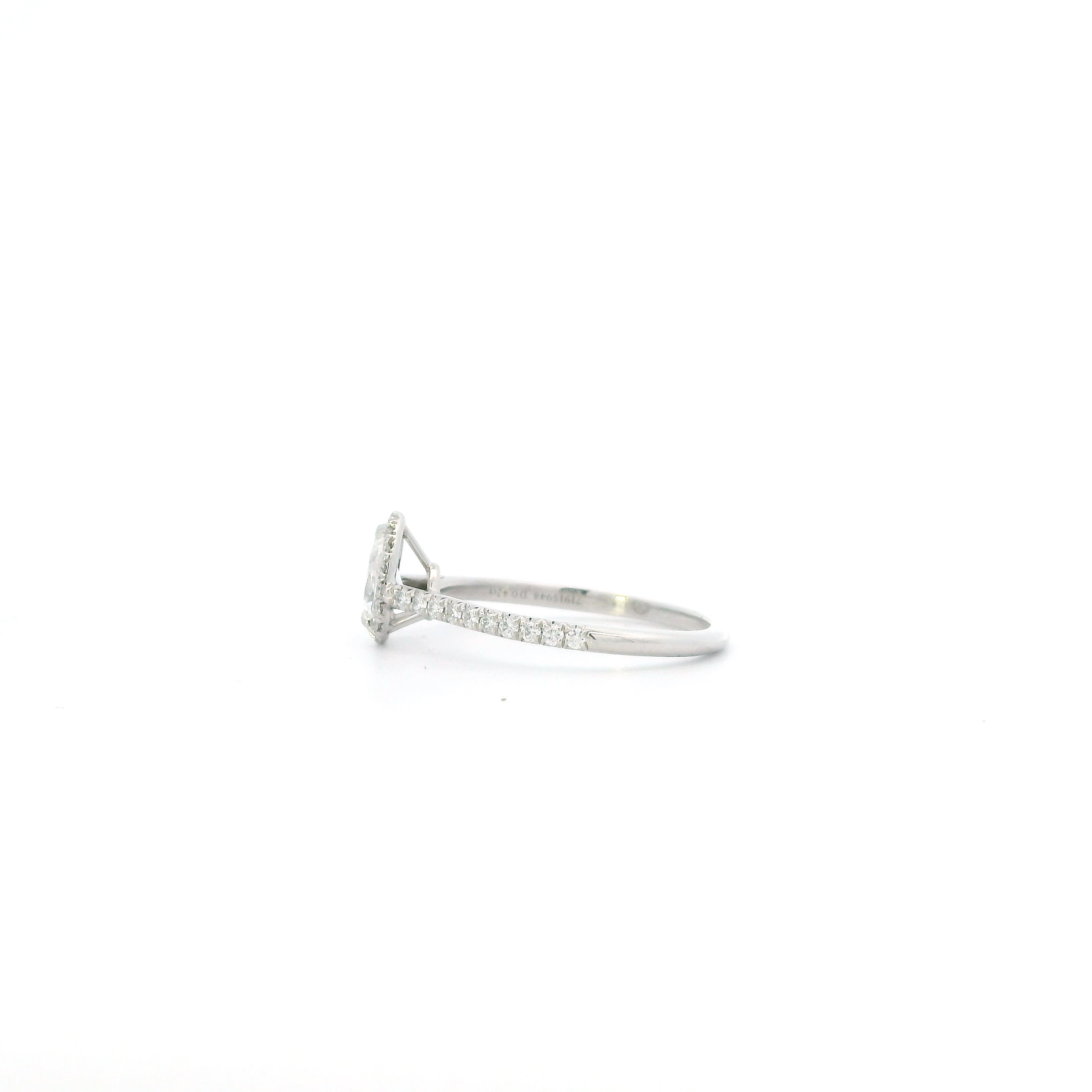 Tiffany & Co Platinum Diamond Women's Ring - 0.78ct