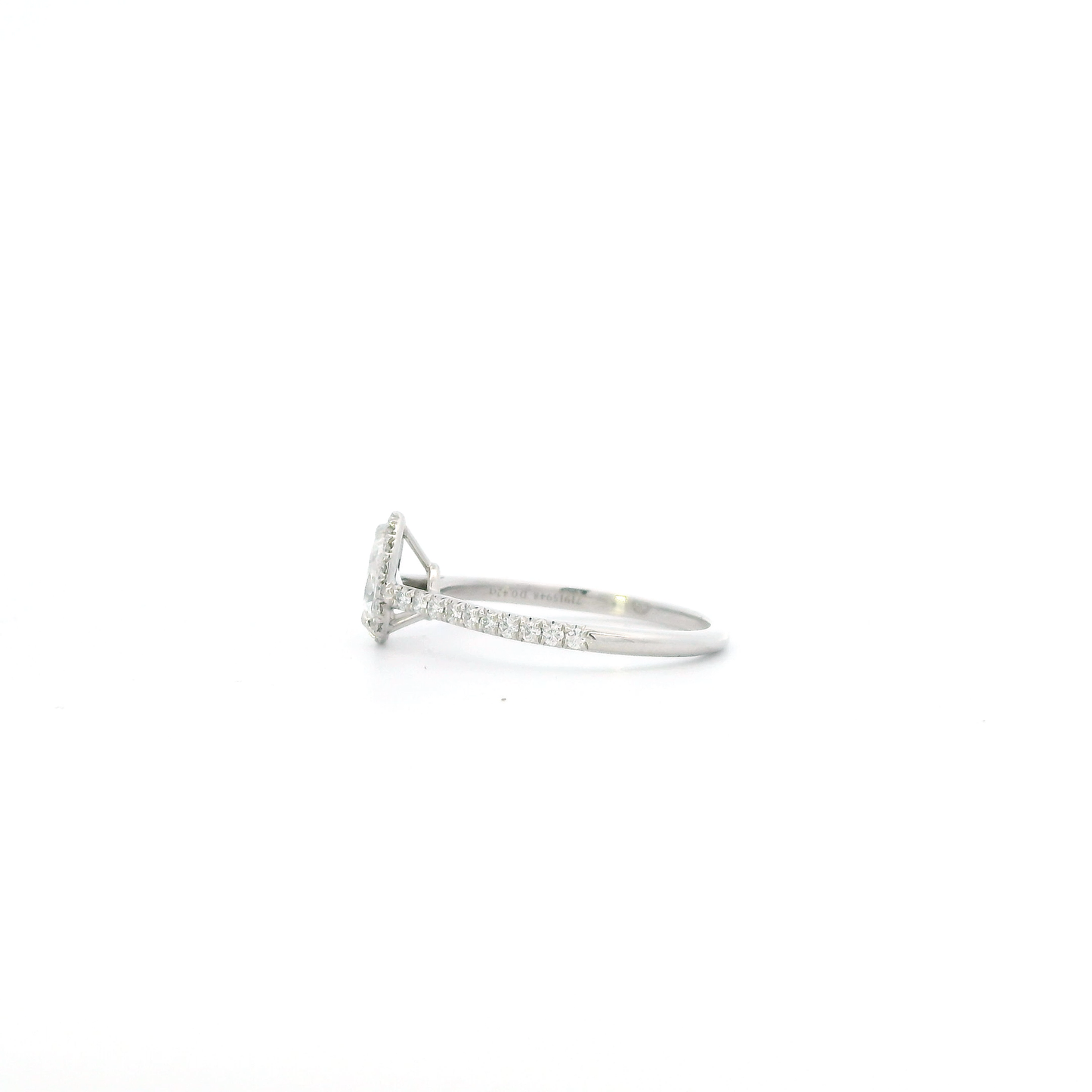 Tiffany & Co Platinum Diamond Women's Ring - 0.78ct