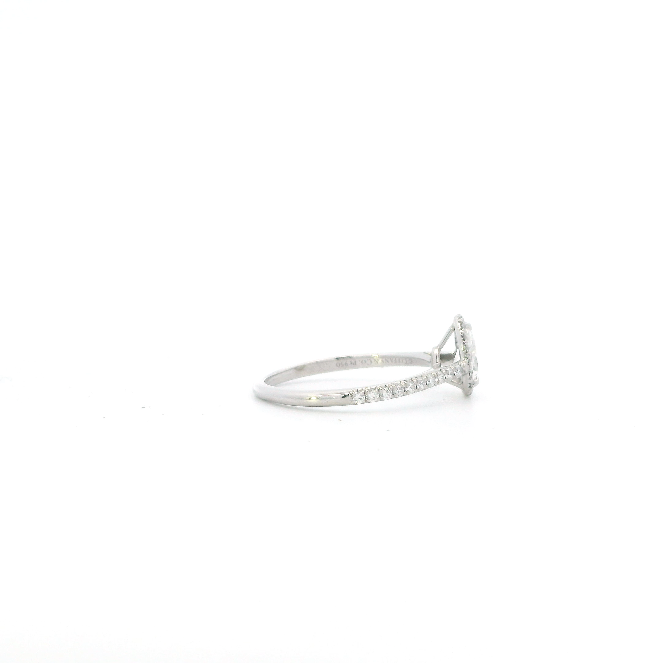 Tiffany & Co Platinum Diamond Women's Ring - 0.78ct
