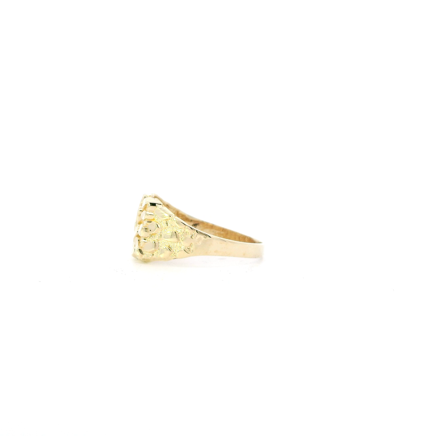 10K Yellow Gold Nugget Ring