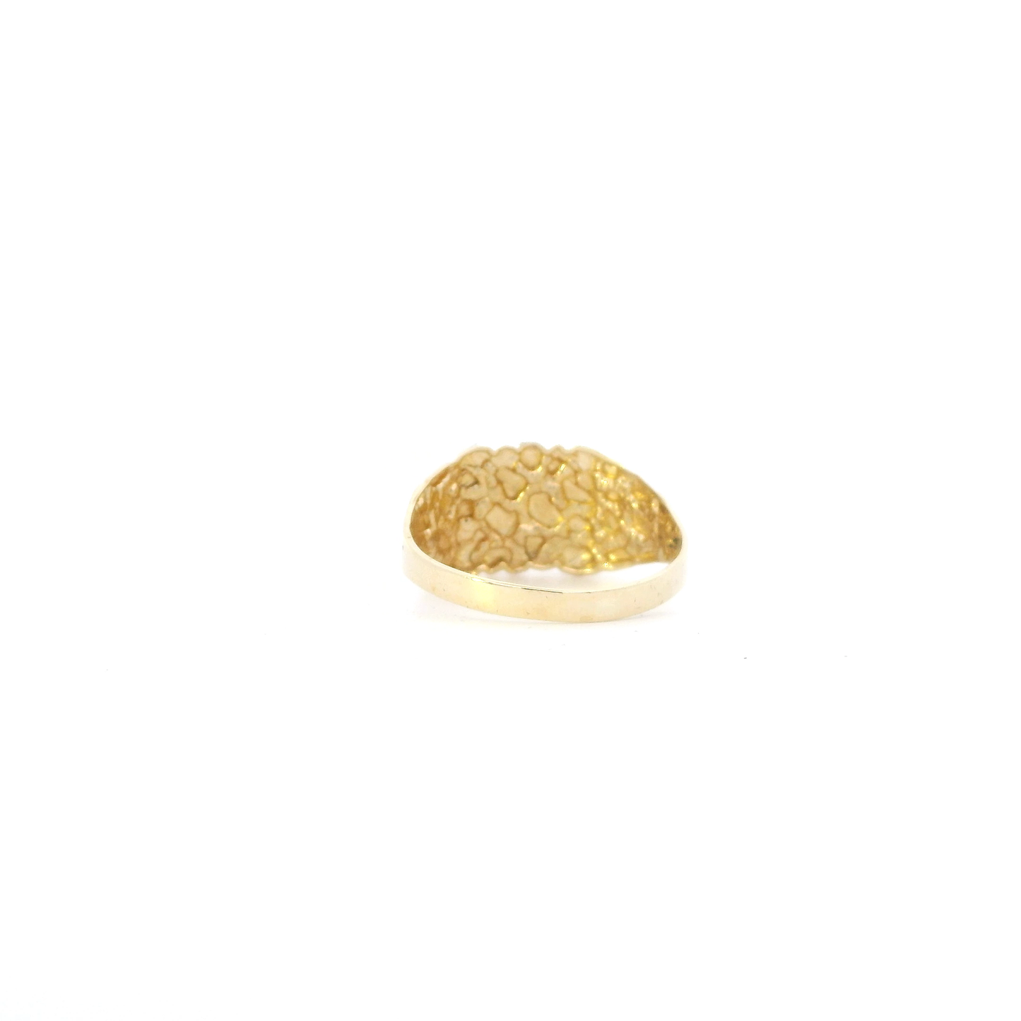 10K Yellow Gold Nugget Ring