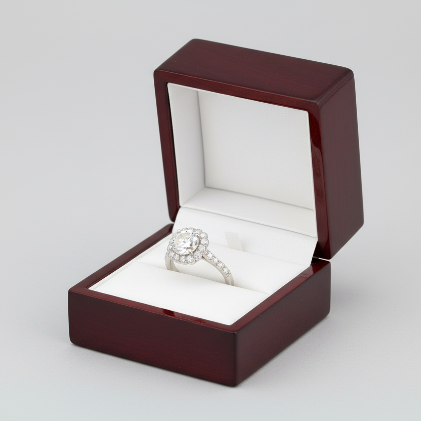18K White Gold Diamond Women's Ring - 2.12ct