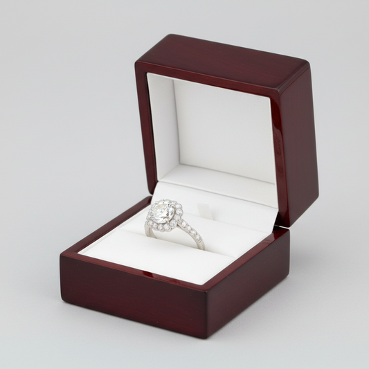 18K White Gold Diamond Women's Ring - 2.12ct