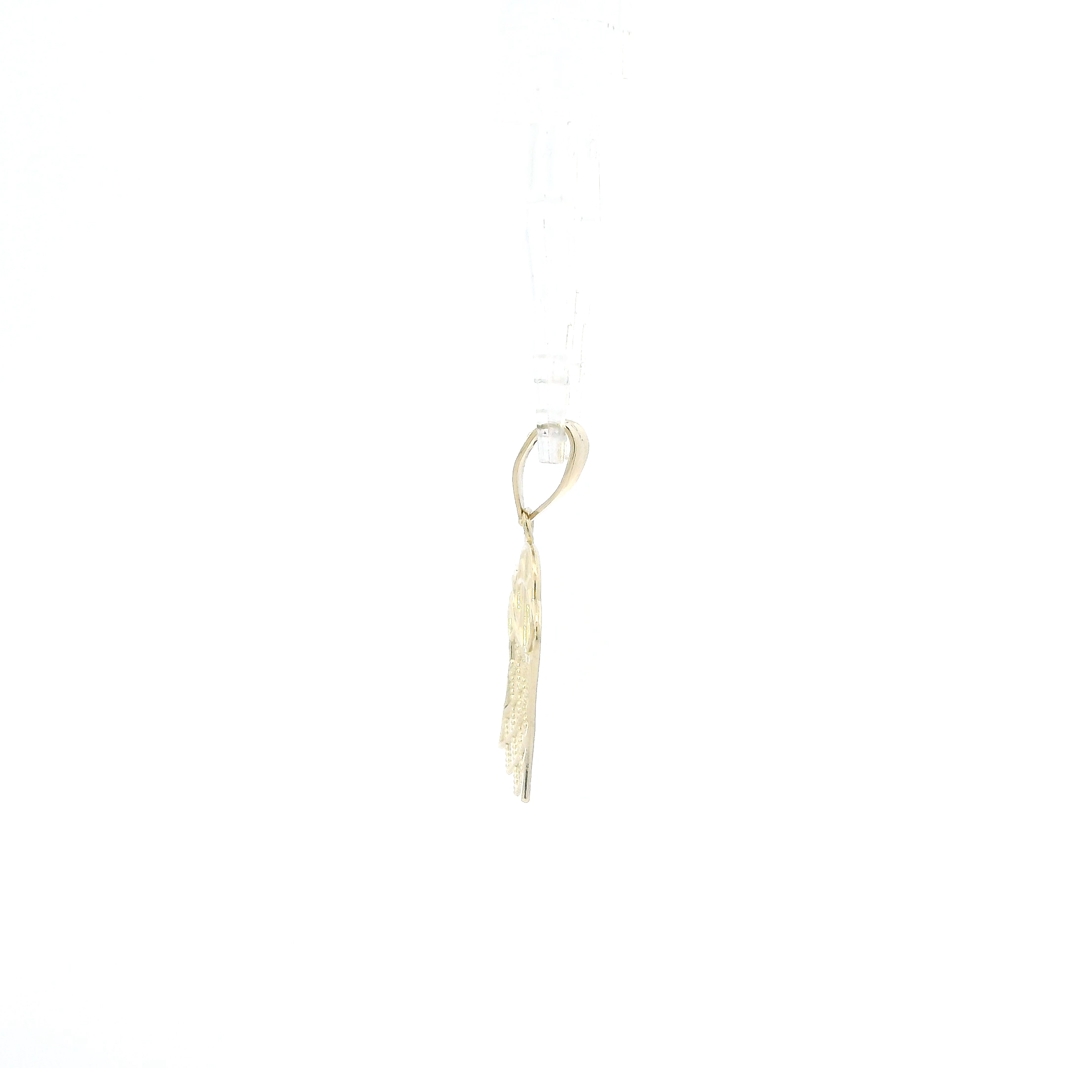10K Yellow Gold Basketball Pendant