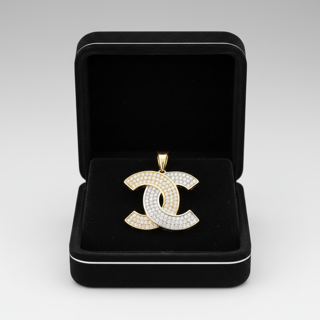 14K Yellow & White Gold 