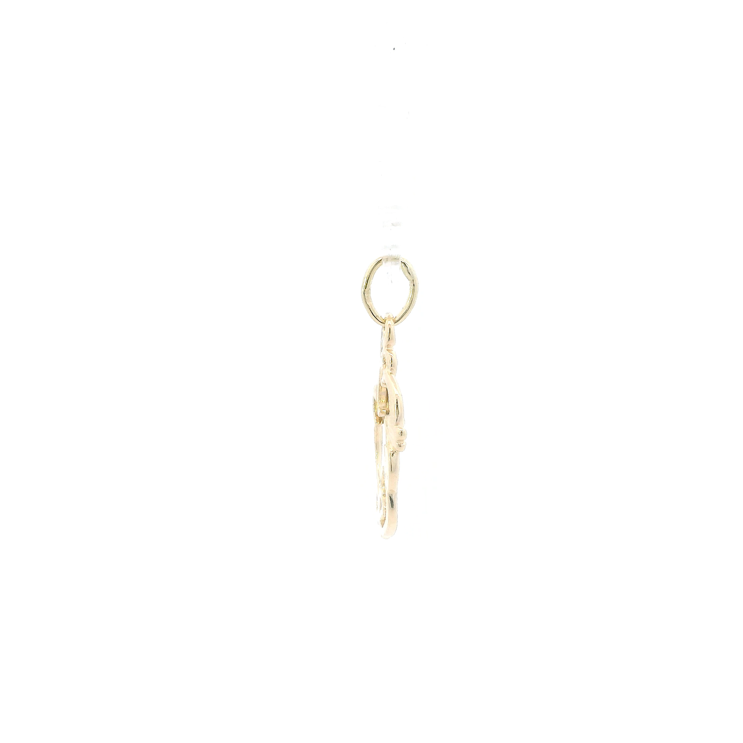 10K Yellow & Rose Gold Hummingbird Pendant