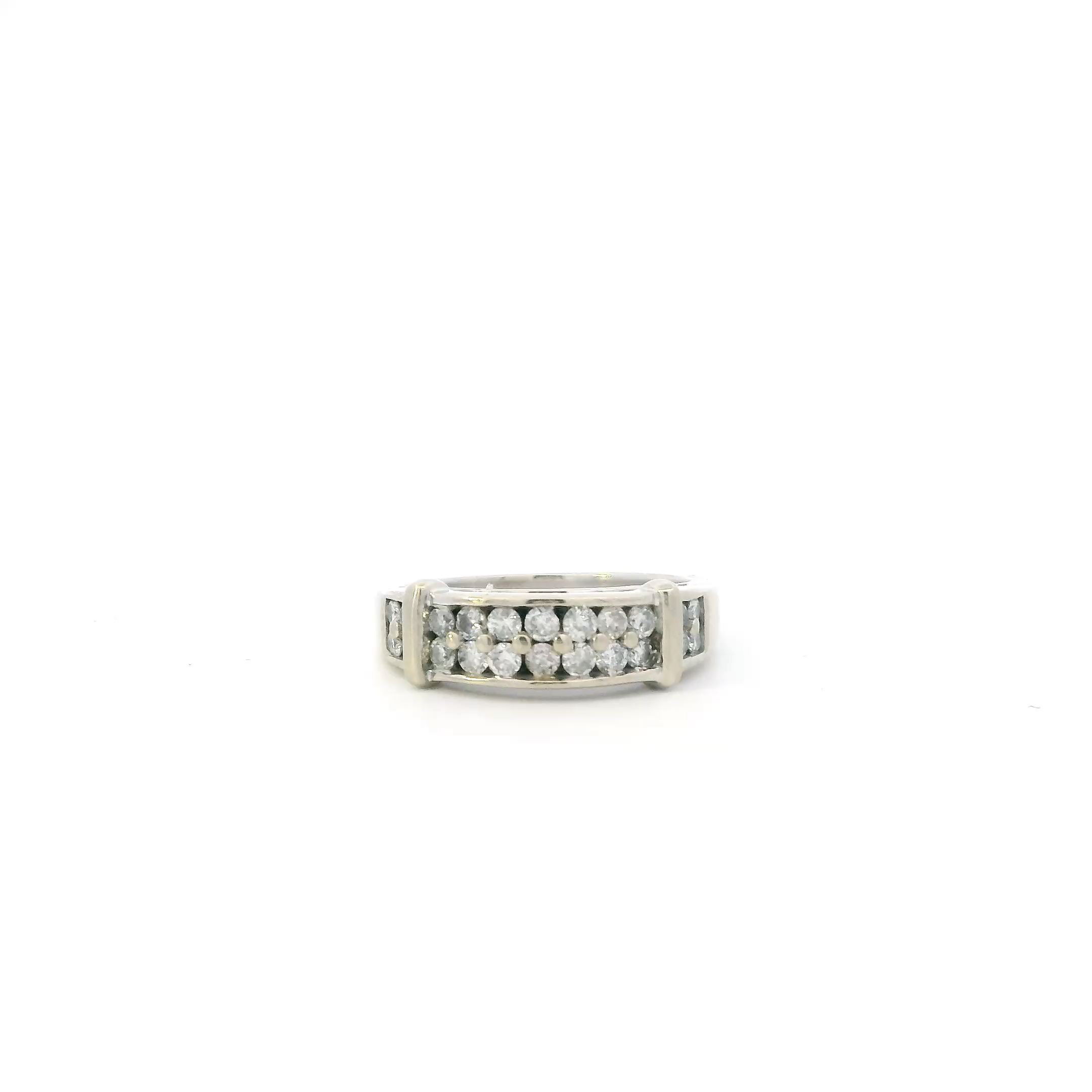 14K White Gold Diamond Women's Ring-0.60ct