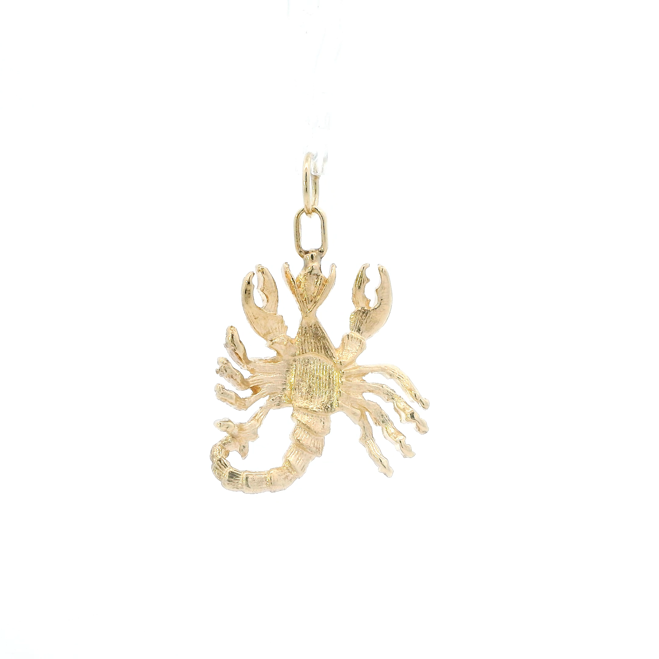 10K Yellow Gold Scorpion Pendant