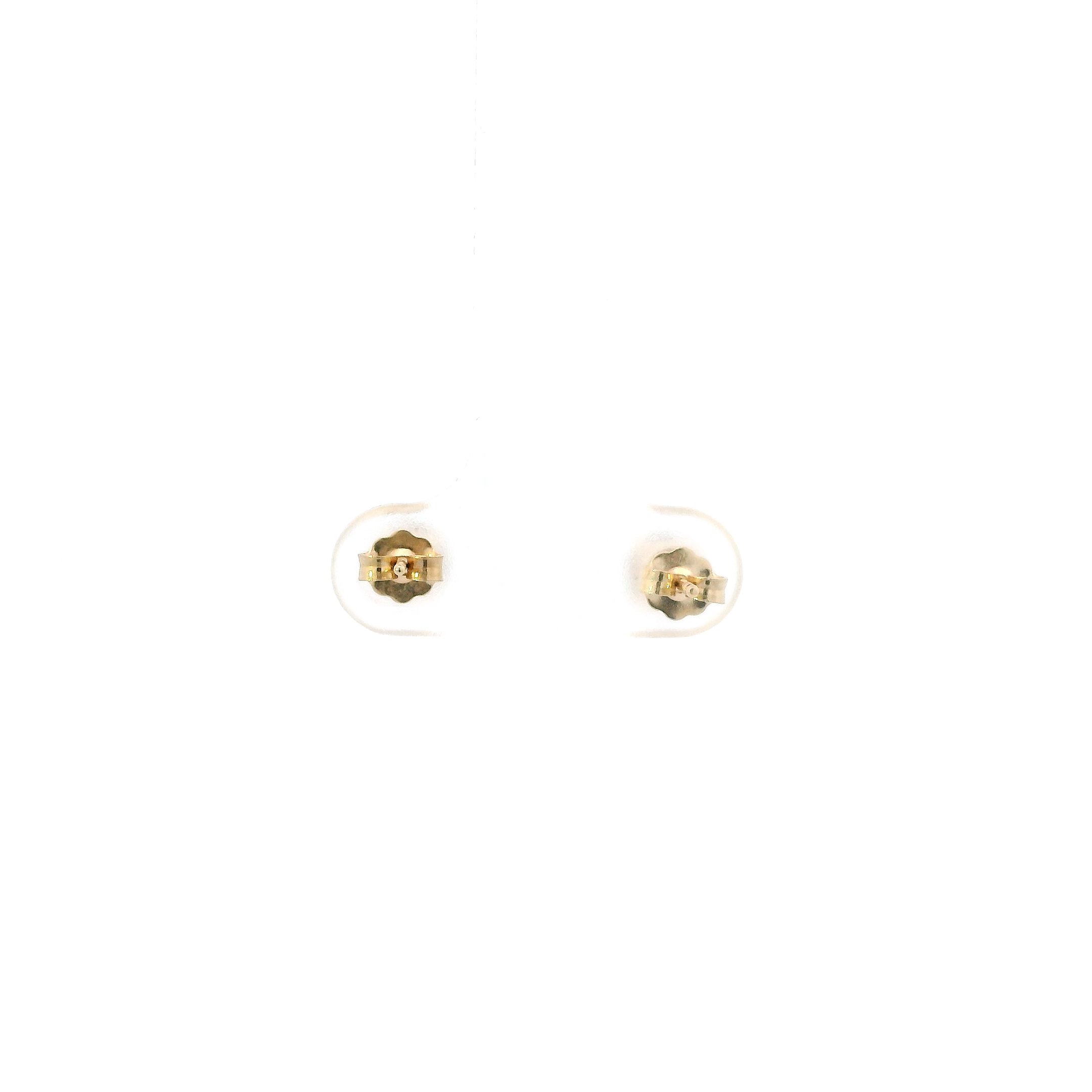 14K Yellow Gold Diamond Solitaire Earrings - 0.80ct