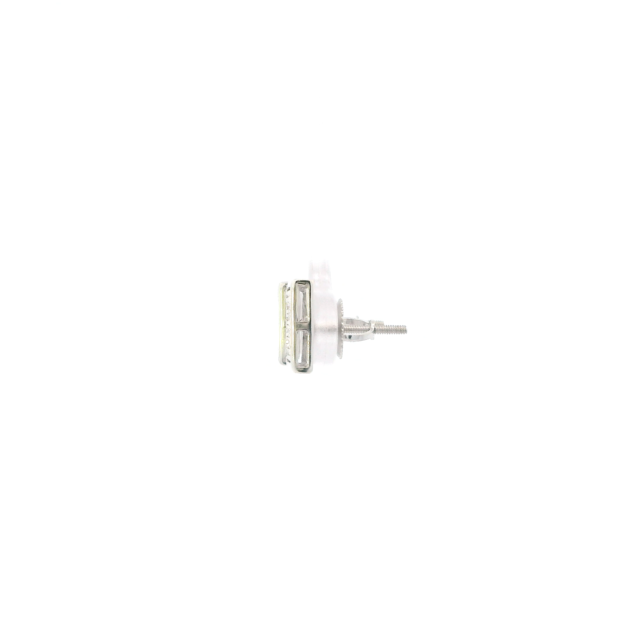 10K White Gold Diamond Stud Earrings - 0.20ct