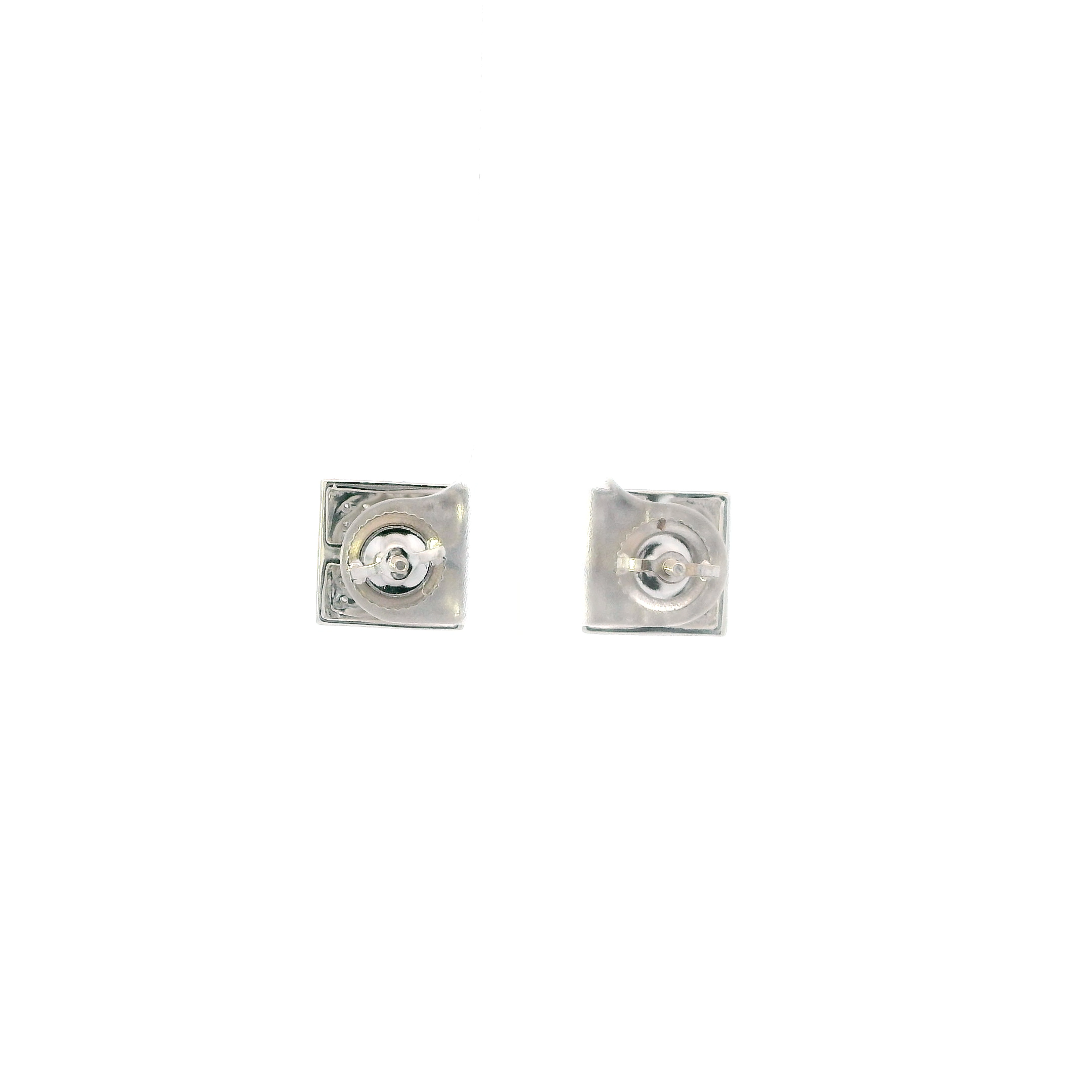 10K White Gold Diamond Stud Earrings - 0.20ct