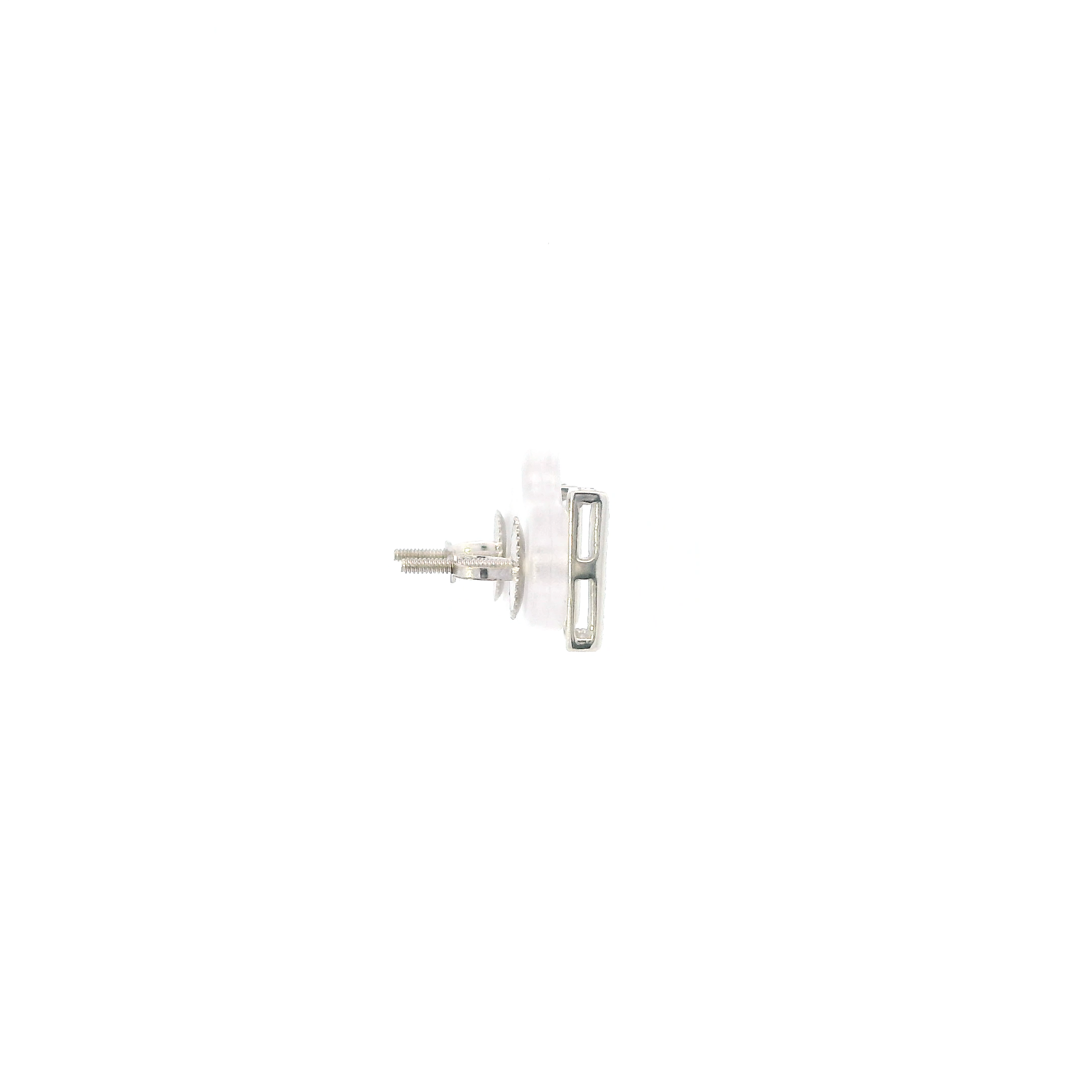 10K White Gold Diamond Stud Earrings - 0.20ct