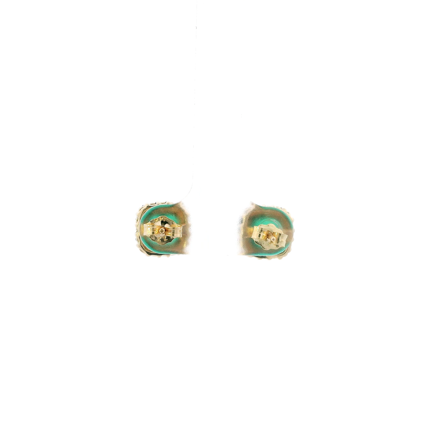 14K Yellow Gold Diamond Earrings - 0.33ct