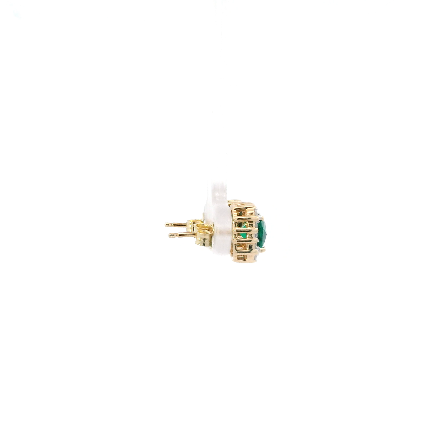 14K Yellow Gold Diamond Earrings - 0.33ct