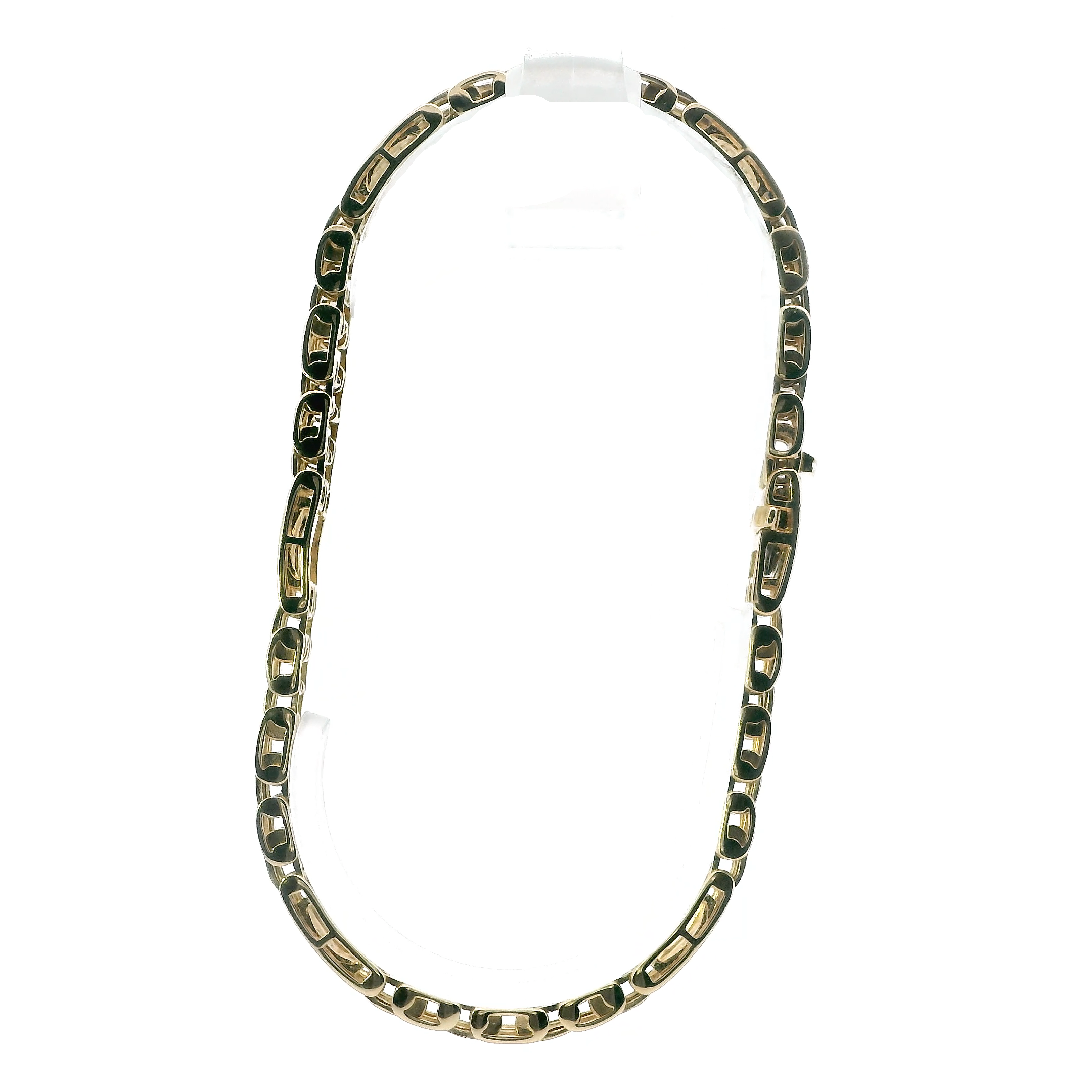 10K Yellow Gold Diamond Panther Link Bracelet
