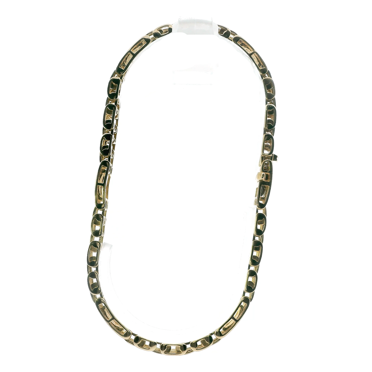 10K Yellow Gold Diamond Panther Link Bracelet
