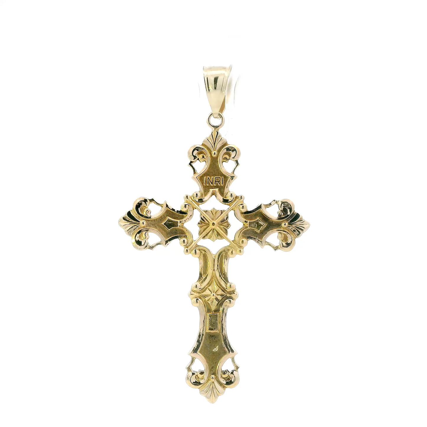 10K Yellow Gold Cross Pendant