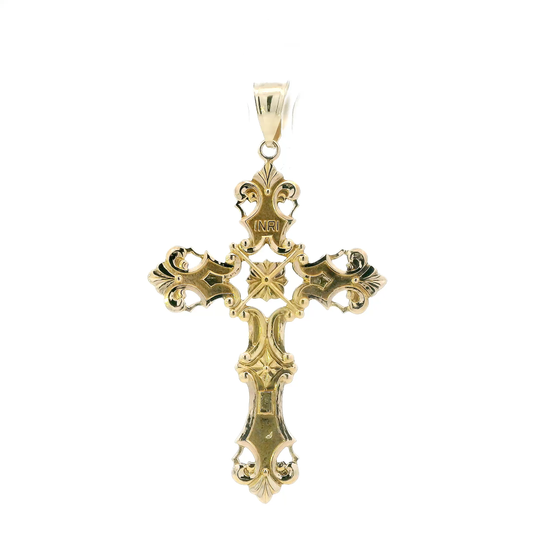 10K Yellow Gold Cross Pendant
