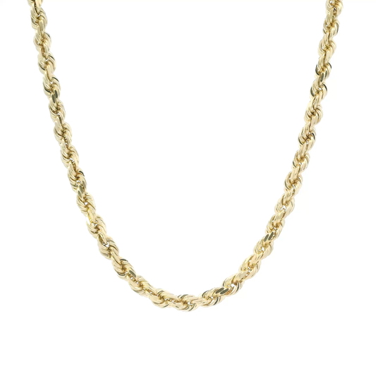 10K Yellow Gold 22" Rope Chain