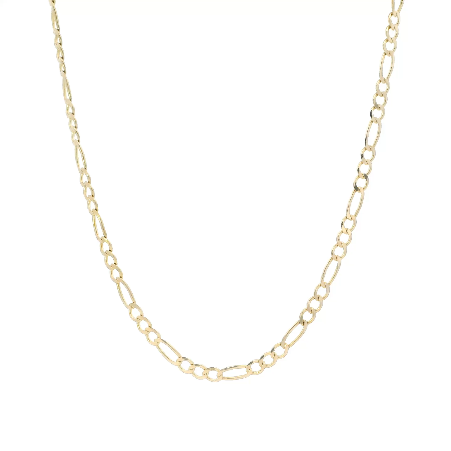 14K Yellow Gold 25" Figaro Chain
